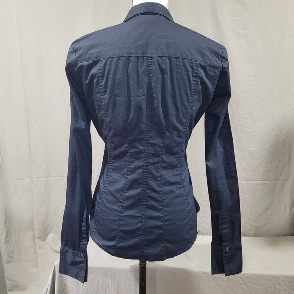 7th Avenue NY&CO size XS black Long sleeve collared shirt - Picture 2 of 7